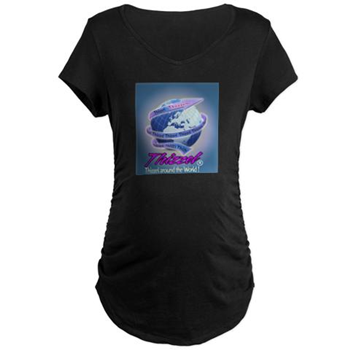 Thizzel Globe Maternity T-Shirt