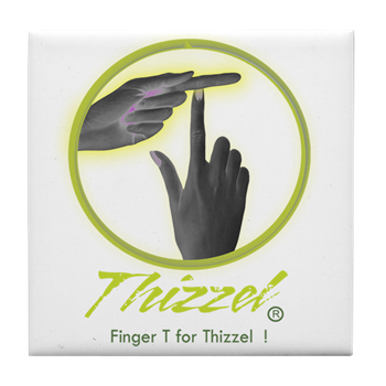 Finger T Logo Tile Coaster