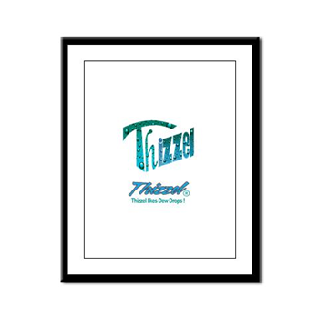 Dew Drops Logo Framed Panel Print