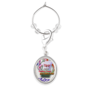 I feel Cheer for Thizzel Wine Charms