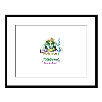 Thizzel Nice Goods Logo Large Framed Print