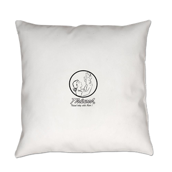 Mom Baby Logo Everyday Pillow