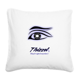 Thizzel Sight Logo Square Canvas Pillow