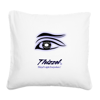Thizzel Sight Logo Square Canvas Pillow