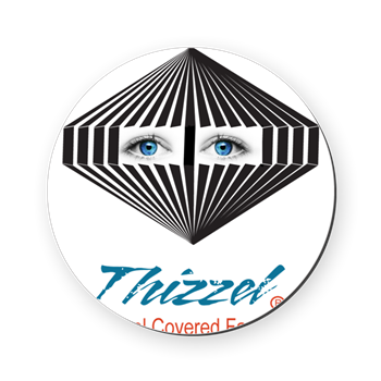 Thizzel Face Logo Cork Coaster