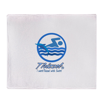 Swimming Logo Throw Blanket