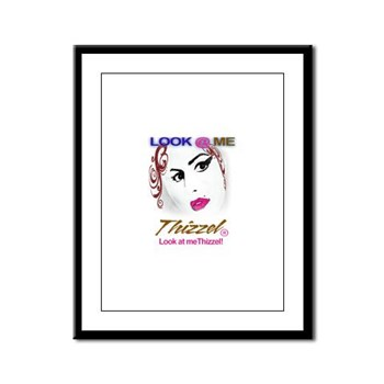 Look at Me Thizzel Framed Panel Print
