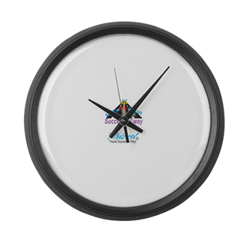 Thizzel Successful Logo Large Wall Clock