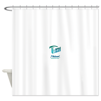 Dew Drops Logo Shower Curtain