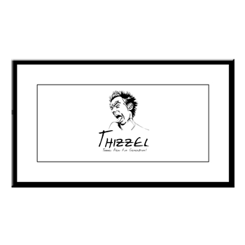 Thizzel Madness Small Framed Print