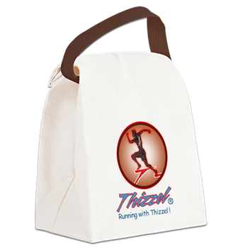 Runner Logo Canvas Lunch Bag