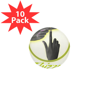 Finger T Logo Mini Button (10 pack)