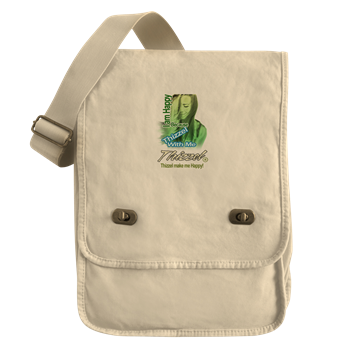 Thizzel make me Happy Field Bag