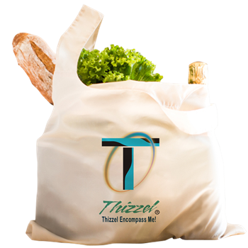 Thizzel Encompass Logo Reusable Shopping Bag