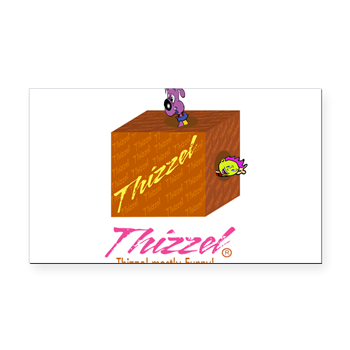 Funny Logo Rectangle Car Magnet