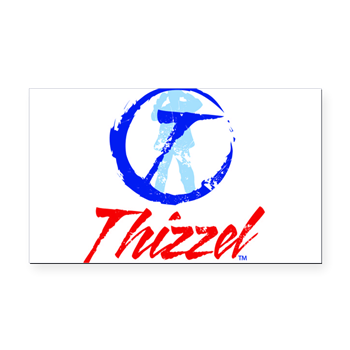 Thizzel Rectangle Car Magnet