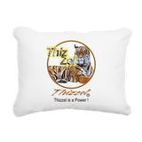 Power Logo Rectangular Canvas Pillow