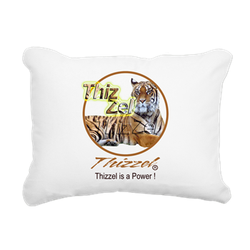 Power Logo Rectangular Canvas Pillow