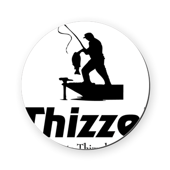 Thizzel Fishing Cork Coaster