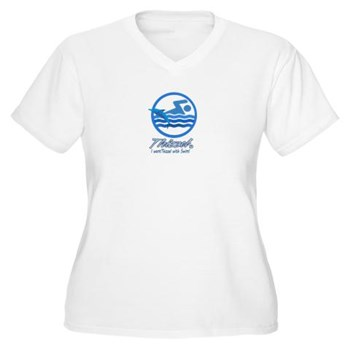 Swimming Logo Plus Size T-Shirt