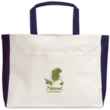 Thizzel Study Logo Beach Tote