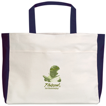 Thizzel Study Logo Beach Tote