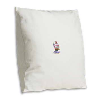 I feel Cheer for Thizzel Burlap Throw Pillow