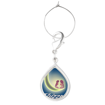 Thizzel Health Teardrop Wine Charm