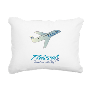Travel Vector Logo Rectangular Canvas Pillow