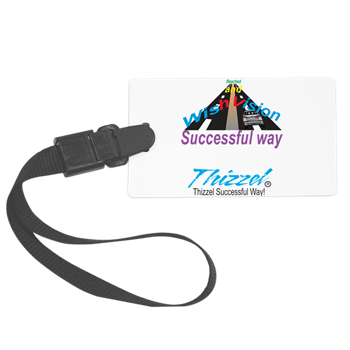 Thizzel Successful Logo Luggage Tag