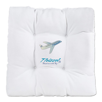 Travel Vector Logo Tufted Chair Cushion