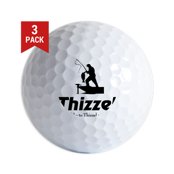 Thizzel Fishing Golf Ball
