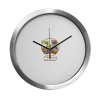 Power Logo Modern Wall Clock