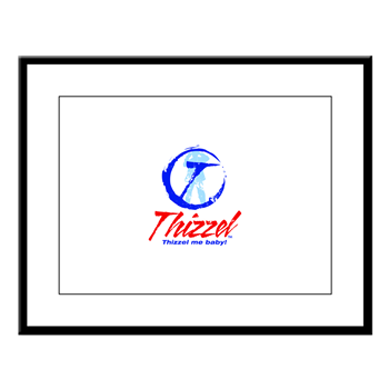 Thizzel Large Framed Print