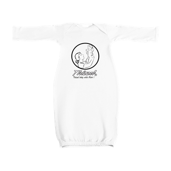 Mom Baby Logo Baby Gown