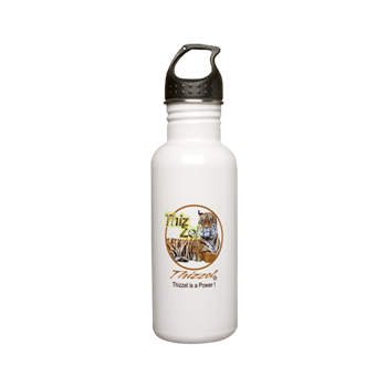 Power Logo Stainless Steel Water Bottle