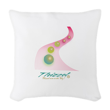 Progressing Vector Logo Woven Throw Pillow