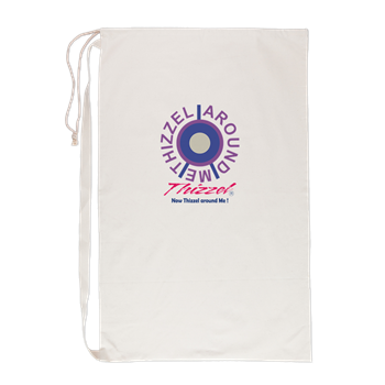 Around Me Vector Logo Laundry Bag