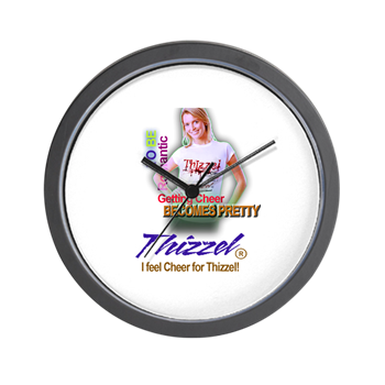 I feel Cheer for Thizzel Wall Clock