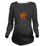 Funny Logo Long Sleeve Maternity T-Shirt