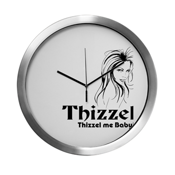 Thizzel Lady Modern Wall Clock