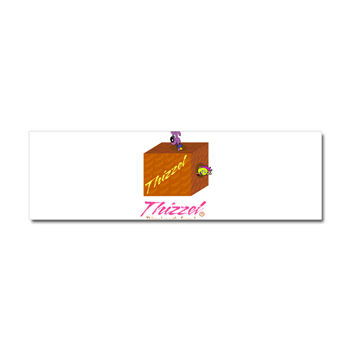 Funny Logo Car Magnet 10 x 3