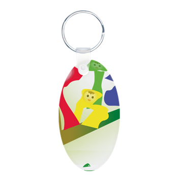 Live Tex Tree Vector Logo Keychains