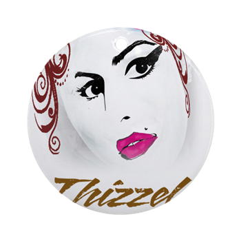 Look at Me Thizzel Ornament (Round)