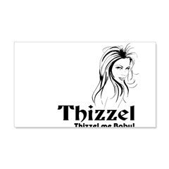 Thizzel Lady Wall Decal
