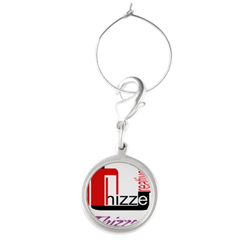 Thizzel Creativity Logo Wine Charms