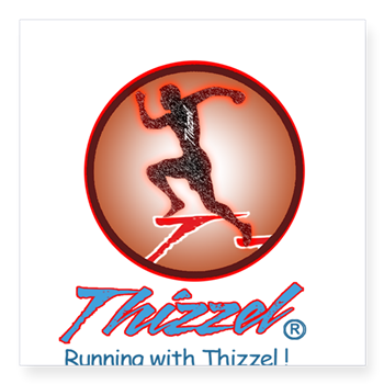 Runner Logo Sticker