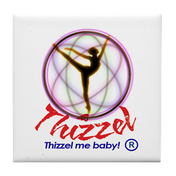 Thizzel Dancing Tile Coaster