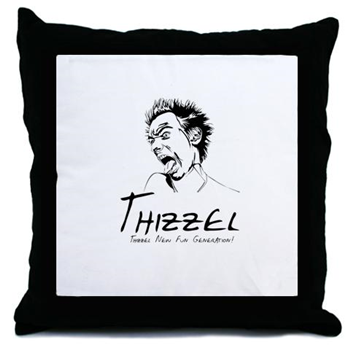 Thizzel Madness Throw Pillow