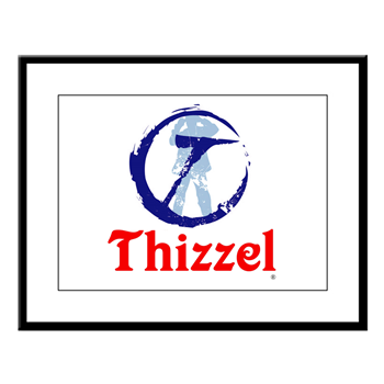 THIZZEL Trademark Large Framed Print